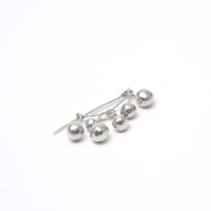MOON MISTLETOE brooch