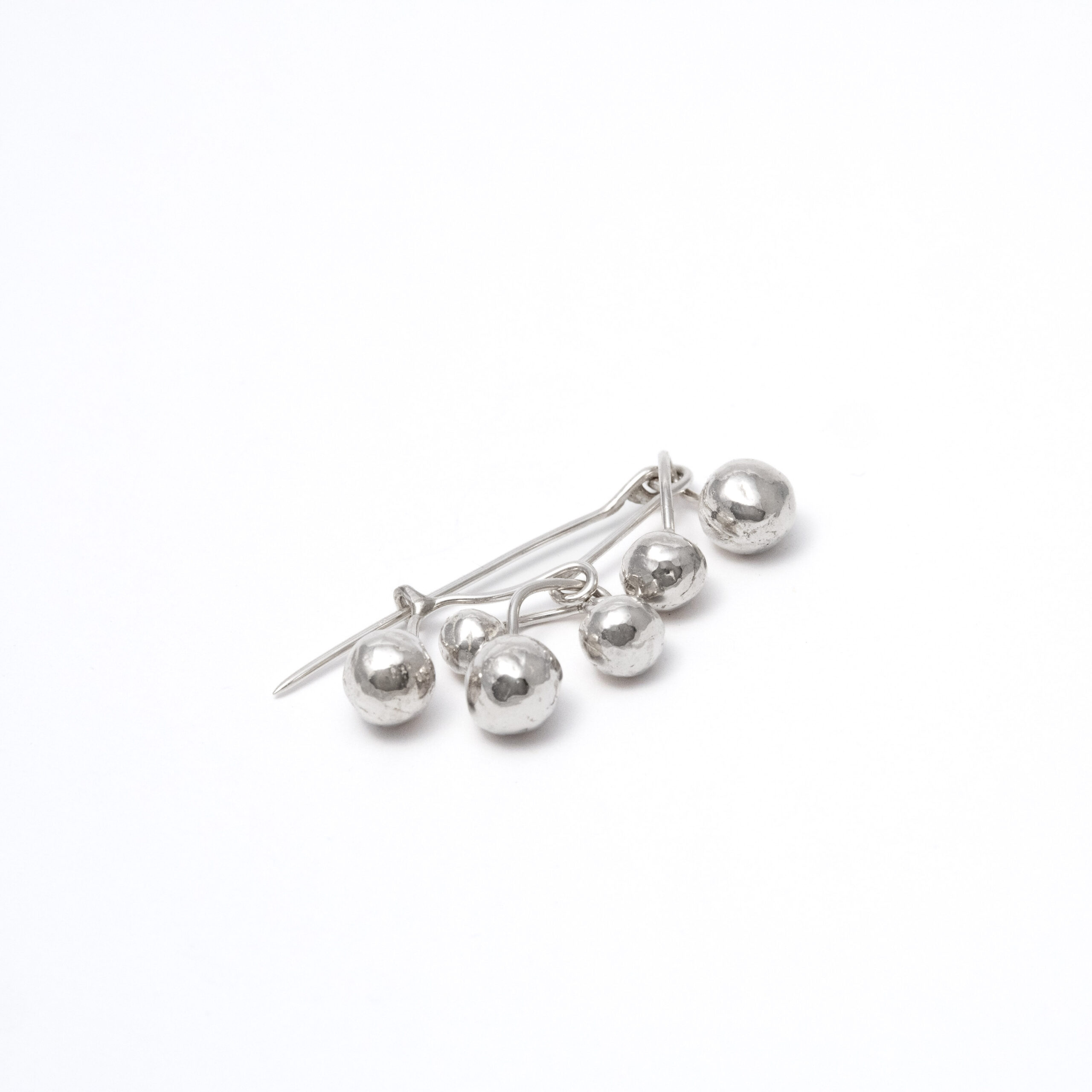 MOON MISTLETOE brooch